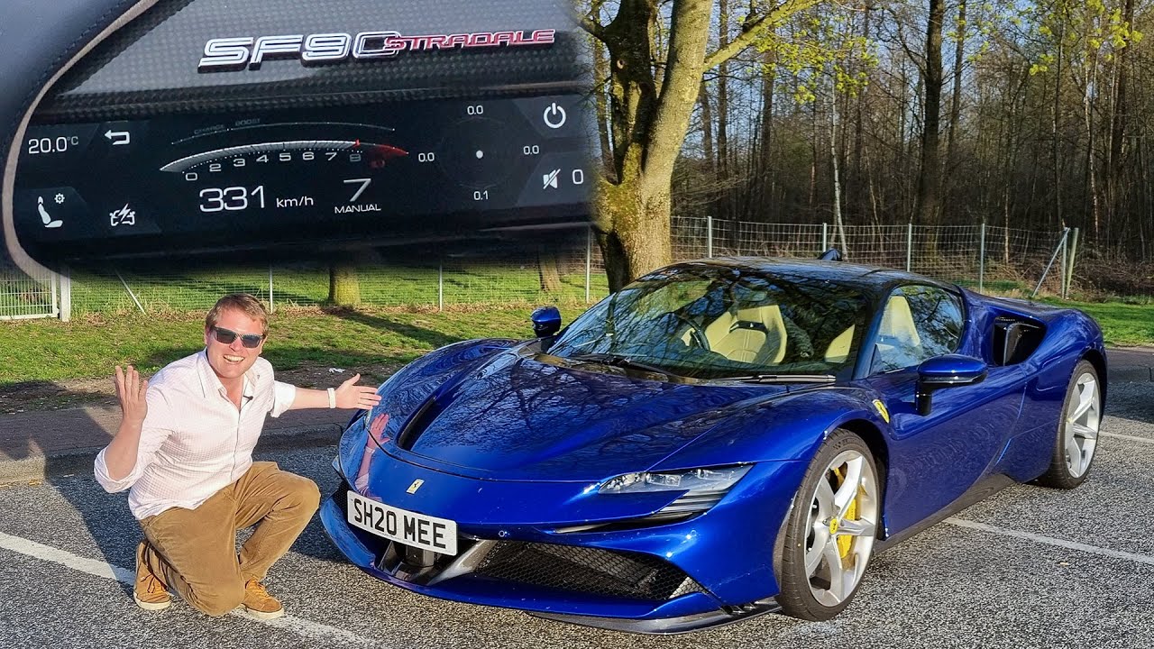 OVER 200mph in My Ferrari SF90! Autobahn Drive to Denmark | WHERE'S SHMEE Part 23