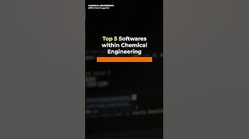 Top 5 Softwares for Chemical Engineers! #shorts #programming  #chemicalengineering  #MATLAB #top5
