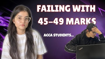 Why ACCA Students Fail | Stuck Between 40–49 Marks? | Norin Khatri #acca #accaexams