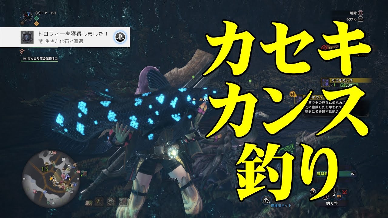 動画 カセキカンス釣るの大変だった Mhw Apocalypse