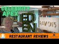 Celebrity Apex Restaurant Reviews!