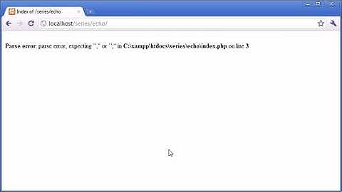 Beginner PHP Tutorial 9 of 200  (echo - Youtube)
