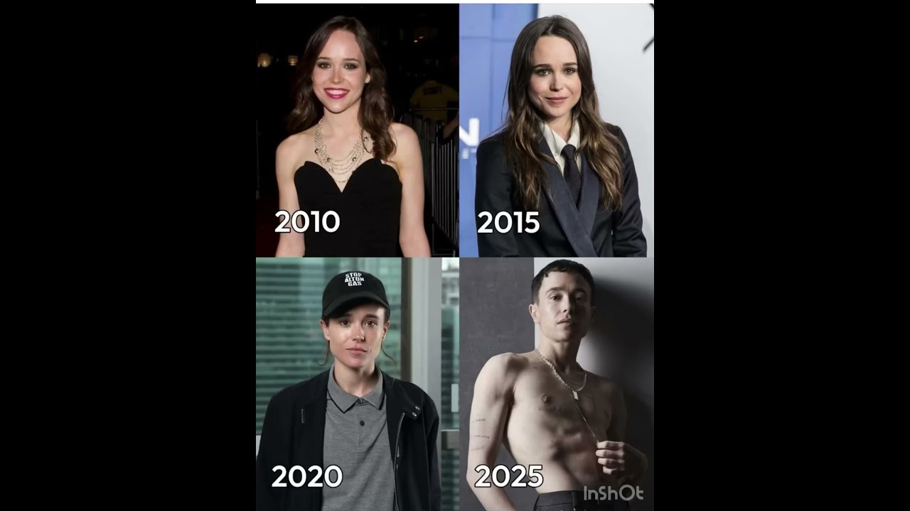 Elliot Page From Juno To Now Transformation Over The Years