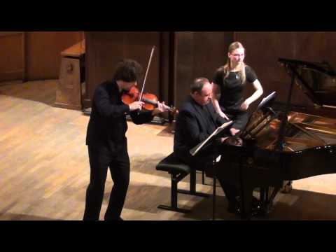 Ivan Pochekin (violin), Alexander Ghindin (piano). Johannes Brahms-Violin Sonata No.3, Op. 108.