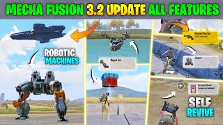 BGMI New MECHA FUSION Update Here! PUBG 3.2 Self Revive All Features Explained | Tips & Tricks