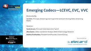 THU1. Emerging Codecs—LCEVC, EVC, VVC
