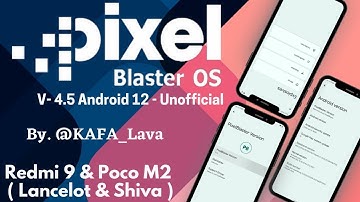 Review Custom ROM Pixel Blaster 4.5 Android 12 Unofficial | Redmi 9 | Poco M2 | Redmi 9 prime