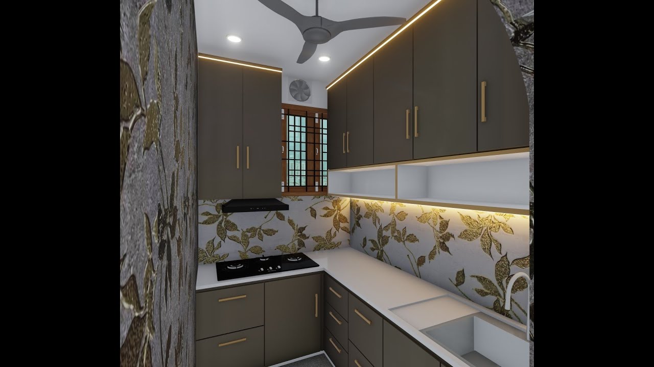 Modular kitchen interior design - YouTube