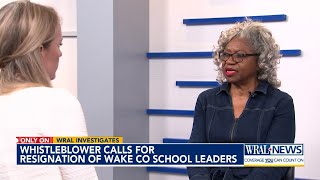 Famous A teacher turned whistleblower calling for top Wake Co. school leaders to resign Profile