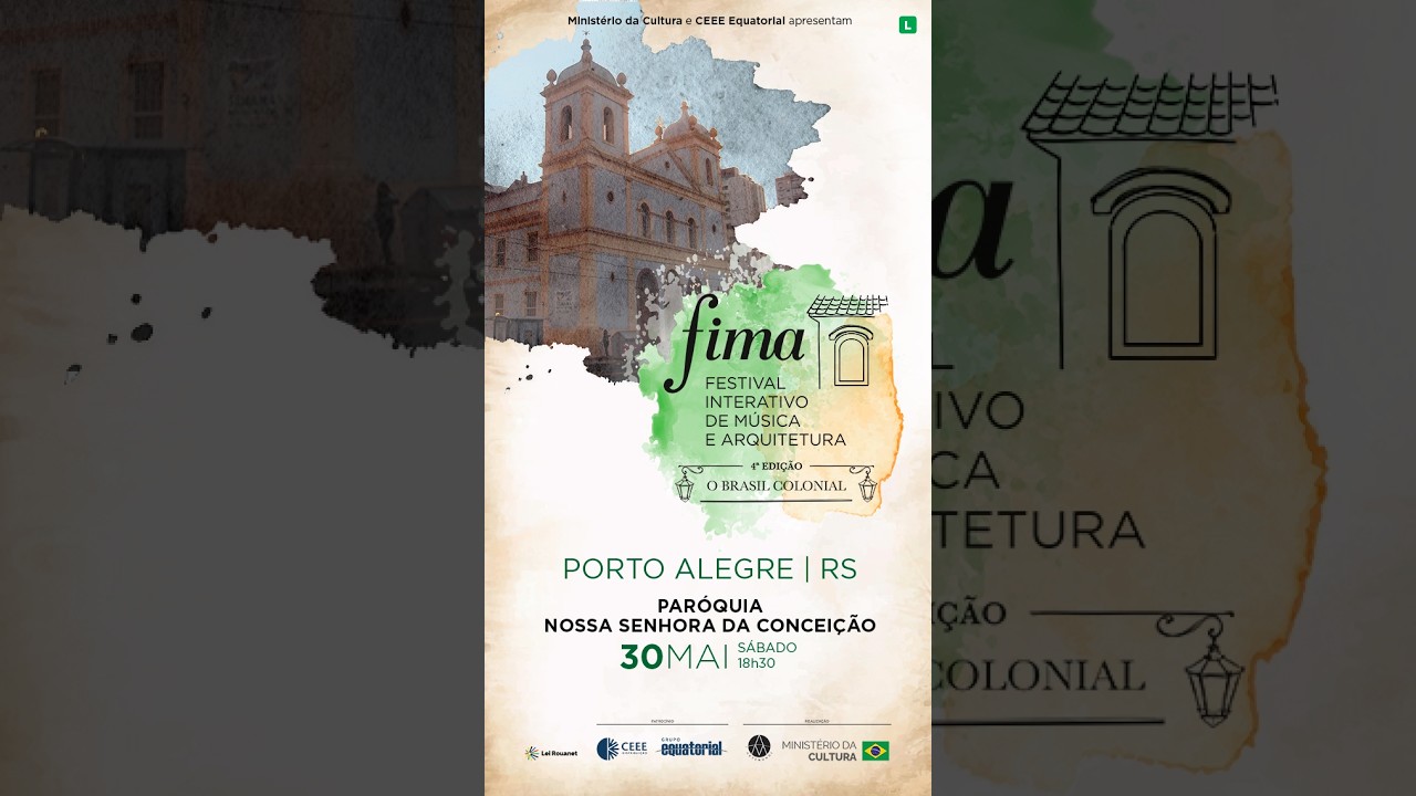 Vem aí | FIMA na Paróquia Nossa Senhora da Conceição - Porto Alegre