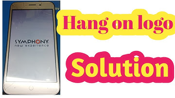 symphony flash | hang on logo all mtk phone