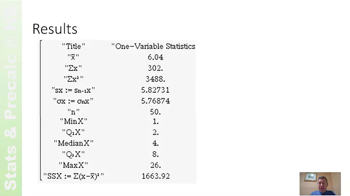1-Variable Statistics on the TI-Nspire
