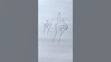 Right Way To Draw Hand... #shorts #shortsfeed #youtubeshorts #art