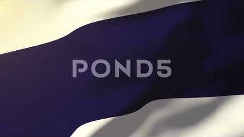 Thailand Flag Waving In The Wind. Looping Sun Rises Style. Animation Loop