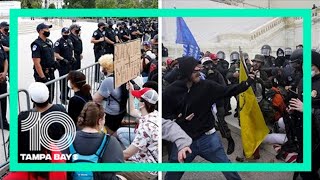 'Double standard': Civil rights leaders compare police response between BLM, Capitol protests