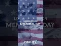 Logging off for Memorial Day | Vitality South