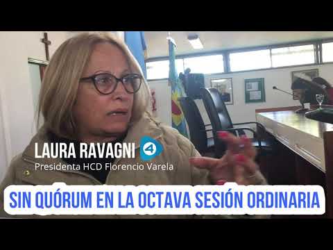 HCD de Florencio Varela: Laura Ravagni habló con periodistas luego de la falta de quórum para sesionar