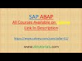 SAP ABAP Editable ALV Report Part 4