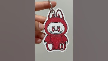 3d printed labubu keychain! #labubu #monster #3dprinted #keychain