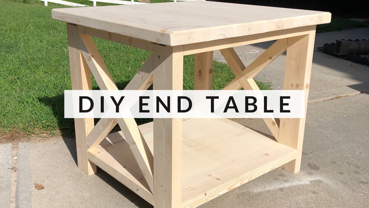 How To Build An End Table