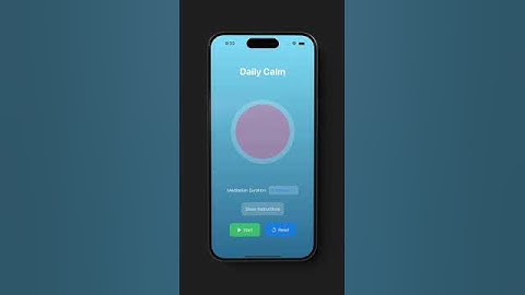 🌿 Serenity  Mindfulness App Built with SwiftUI ✨🧘‍♀️