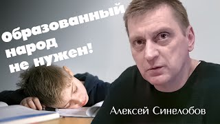 Образованный народ не нужен. Алексей Синелобов