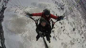 Tandem Paragliding Flattop, Alaska