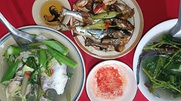 Trời lạnh bà nội nấu canh chua cá Úc với rau muống và cá kho ớt ai cũng ước đẫm mồ hoi/BCMT