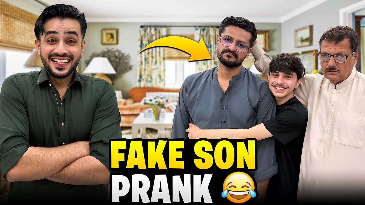 Fake Son Prank on Naqash Bhai 😂 || Abu’s Reaction Was Hilarious 😮 