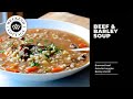 BEEF & BARLEY SOUP recipe - A slow cooker special!