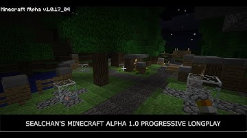 Minecraft Alpha v1.0 Longplay - E196 (R16) - Building External Lighting in the Alsea Home Base