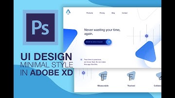 Health Web Design - Minimal UI - Adobe XD - Speed Art Tutorial