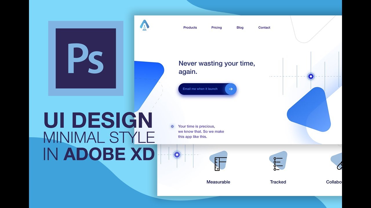 Health Web Design - Minimal UI - Adobe XD - Speed Art Tutorial - YouTube
