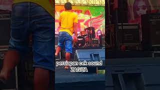 persiapan cek sound om ZAGITA