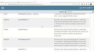 Math random  method in Java and the Random class.