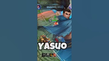 [ Wild Rift - Tốc Chiến ] Yasuo Quadra kill! #wildrift #tốcchiến #lmht #yasuo #shorts