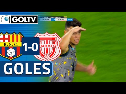 CABEZAZO de RODRÍGUEZ y el ÍDOLO se PONE PRIMERO | Barcelona 1-0 Tec. Universitario | LigaPro 2023