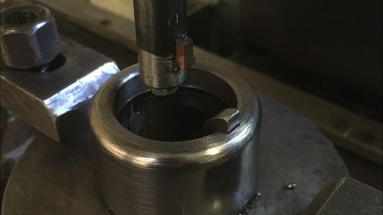 Sbc crank hub making and double key way YouTube