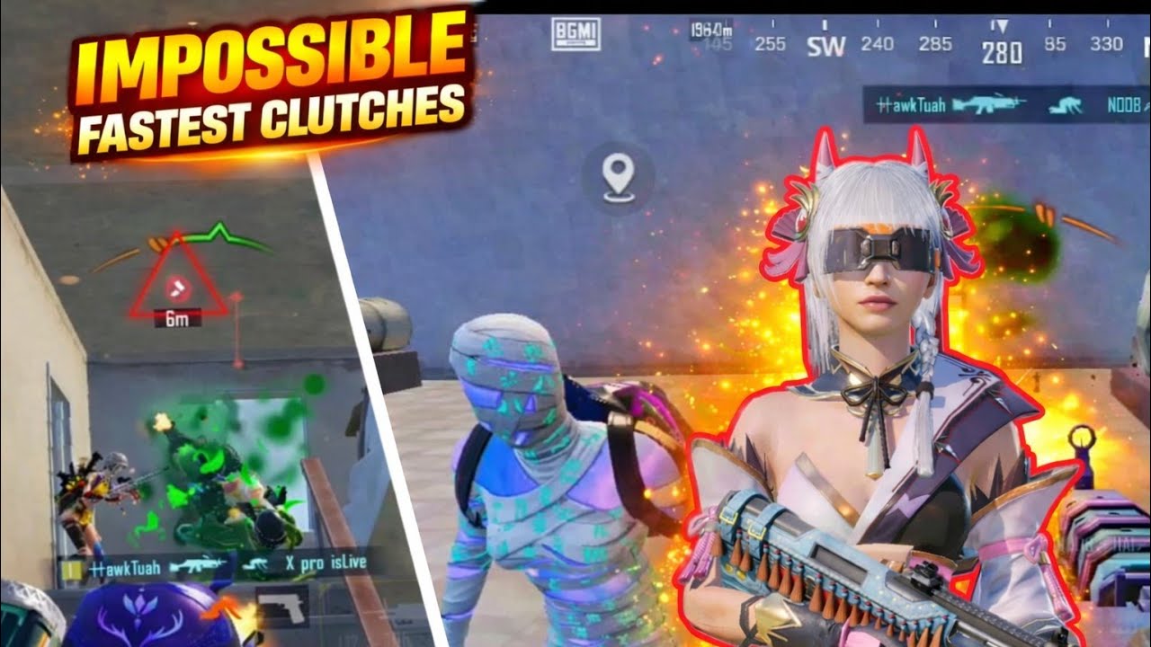 INSANELY CLOSE RANGE😱CLUTCHES🔥AGAINST PRO TEAM | BGMI 1V4 |