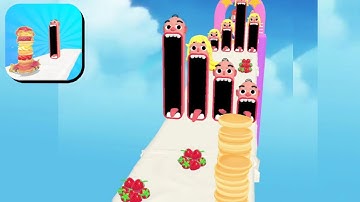 Pancake Run Gameplay Walkthrough part 1 (iOS,Android) @Lucifernani