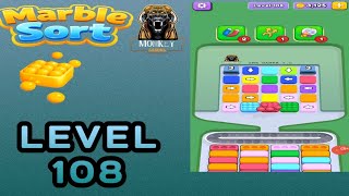 Marble Sort Level 108 Walkthrough Solution 