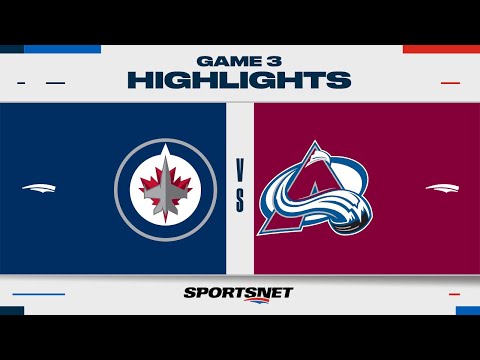 NHL Game 3 Highlights | Jets vs. Avalanche - April 26, 2024