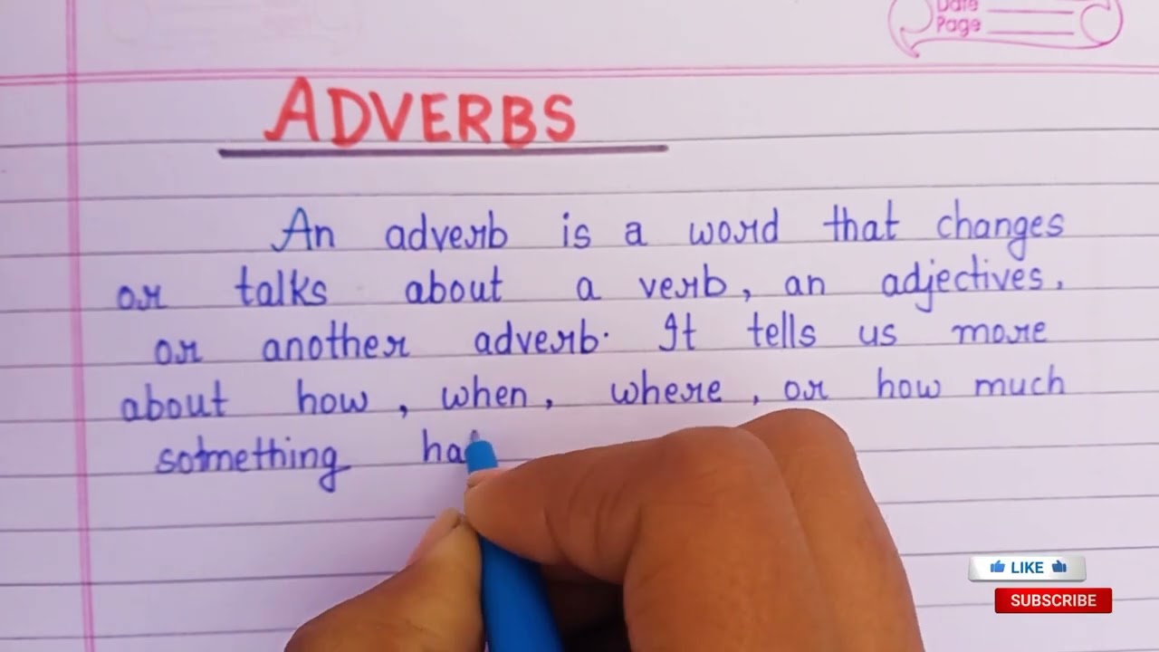 What Is Adverb Definition Of Adverb In English Grammar With Example What Is Adverb Definition Of Adverb In English Grammar With Example