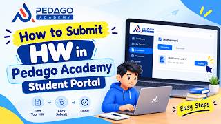 Full How to submit HW in Pedago Academy Student portal Update