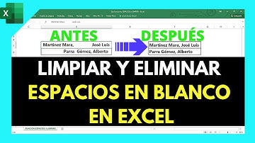 FUNCIONES de TEXTO en EXCEL ( FUNCION ESPACIOS Y FUNCION LIMPIAR)