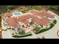 $17,900,000! Brand-new single story custom home ideally situated on the west side of Rancho Santa Fe