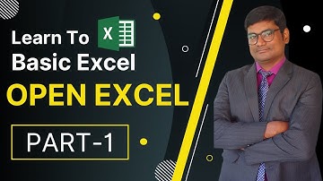 01_How to Creating and Opening workbooks in Excel | New workbook in excel | MS excel workbook