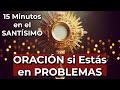 Oracin por nuestros problemas  15 minutos en el santsimo  alimento de fe