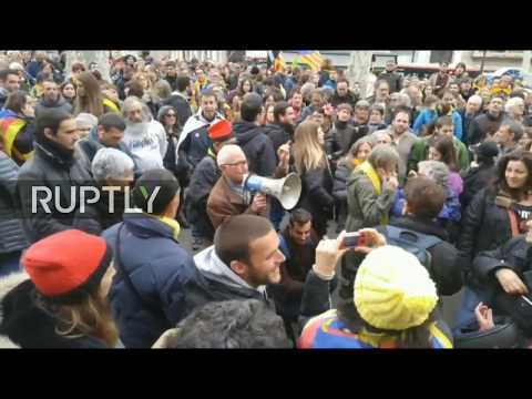 LIVE: Catalans protest for independence hours after Puigdemont arrest