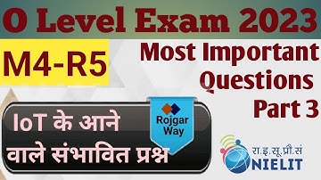 IoT | Olevel Jan 2023 | M4 R5 | olevel | O Level M4 R5 MCQ question | Olevel It tools | Olevel M4R5